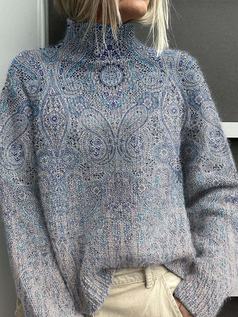 Luxus trifft Kunst – Exklusiver Kaschmir-Pullover