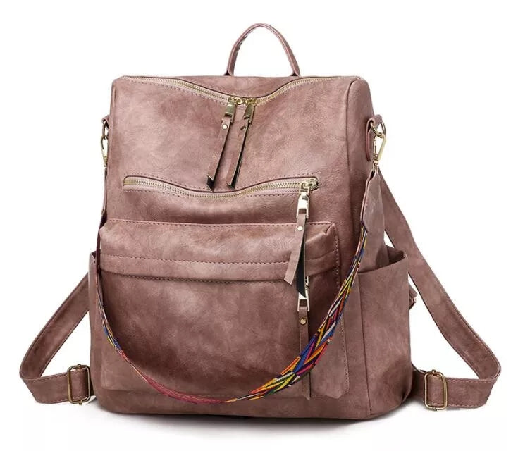 Elisa | Stilvoller Leder Rucksack