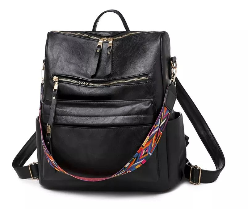 Elisa | Stilvoller Leder Rucksack