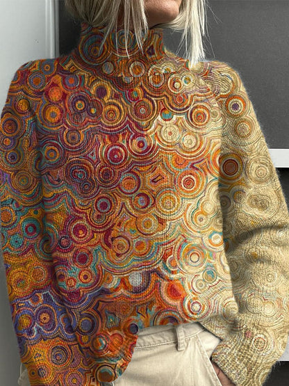 Luxus trifft Kunst – Exklusiver Kaschmir-Pullover