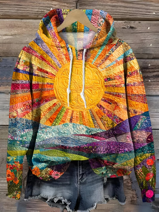 Clara - Bunte Sonnenaufgang Hoodie